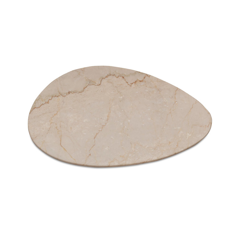 Galen Sculpture Saint Laurent Brown Marble, Botticino Beige