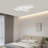 Flush Mount White Light Geometrical LED Ceiling Light