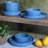 Gibson Home Canyon Crest 12-Piece Stackable Matte Melamine Dinnerware Set-72615067