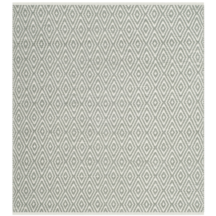 Bryent Flat Weave Cotton Geometric Rug