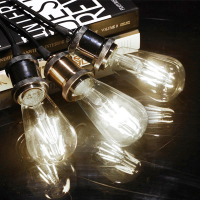 8 Watt (100 Watt Equivalent) ST64 LED, Non-Dimmable Light Bulb