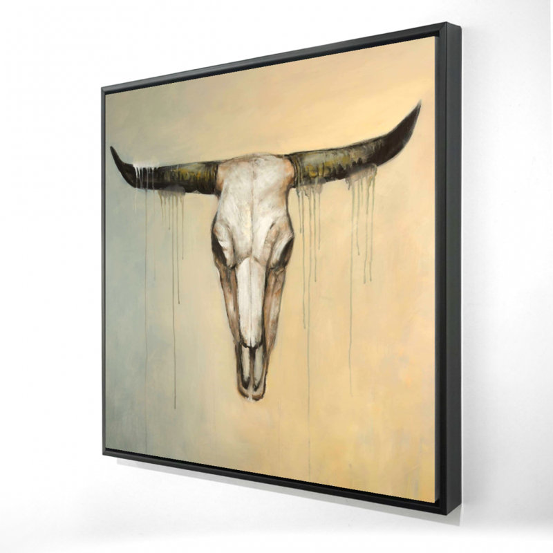 «Bull Skull», H 24 po x l 24 po