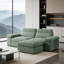 Canapé modulaire rembourré de duvet avec dossier inclinable réglable-1548488790