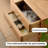 Solid wood vine weaving TV stand