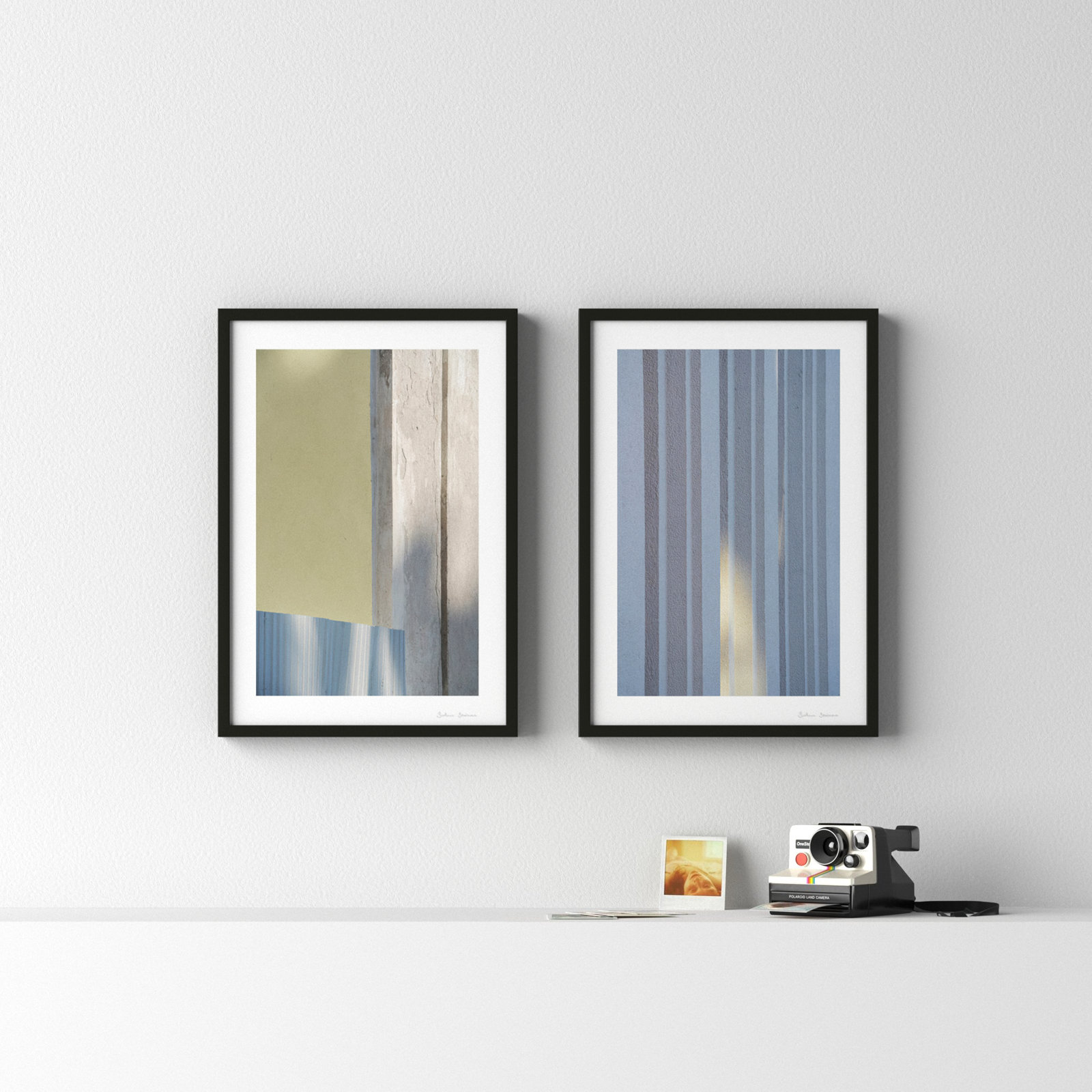Sun And Concrete by Svetlana Smirnova, Black, 25" H x 17.5" W x 1.25" D