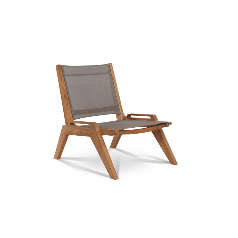 Chaise de patio en teck Sling