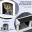 Maison pour chat Pawhut