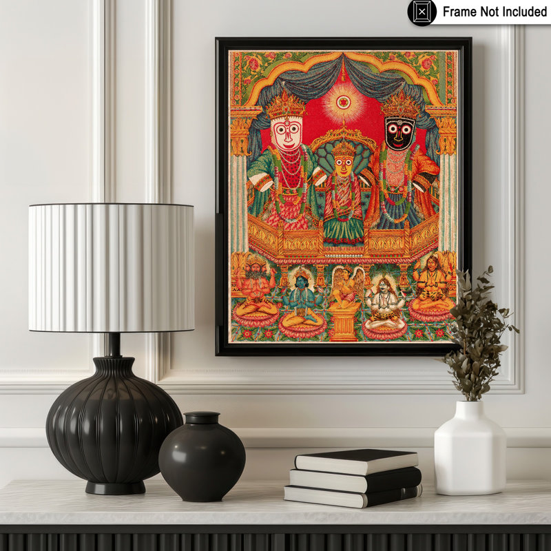 Krishna, maître du monde, H 08 po x l 10 po, Affiche, Sans cadre