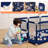 71"x48" Baby Playpen Sturdy Safety Play Yard Activity Center with Basketball Hoop and Football Net-94468286