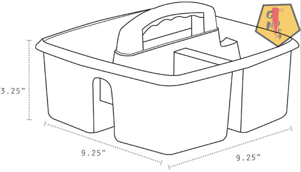 5 pk. - Storex Classroom Caddies