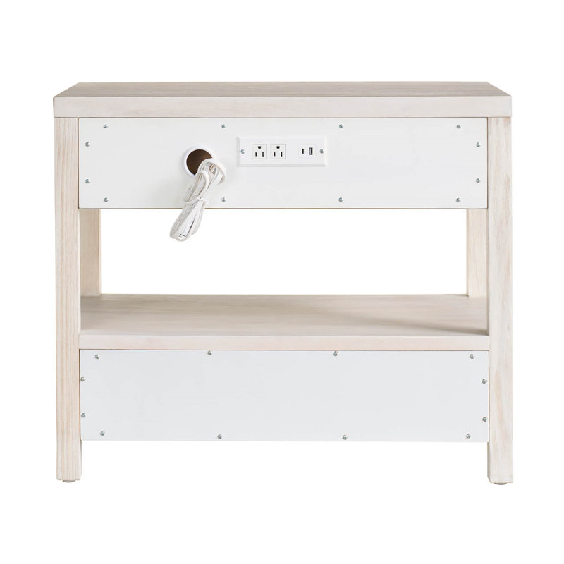 Baxley 33'' W Nightstand, Ivory