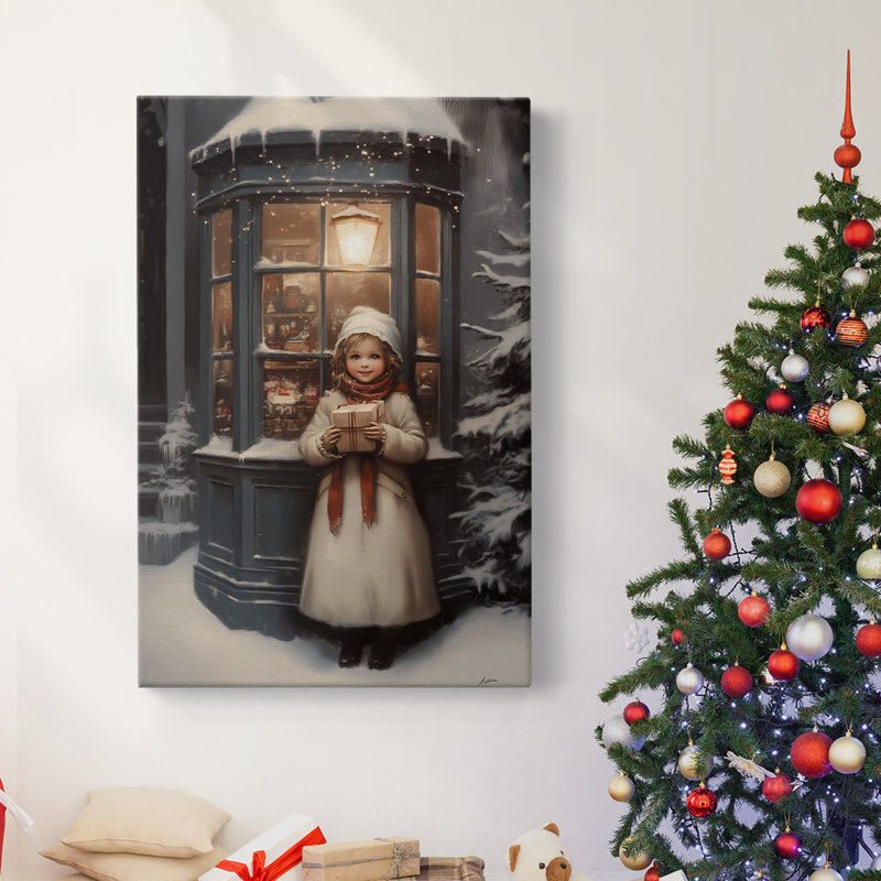 Art des Fêtes de Noël - Toile tendue avec châssis - Série 2-CLXVII, H 60 po x l 40 po