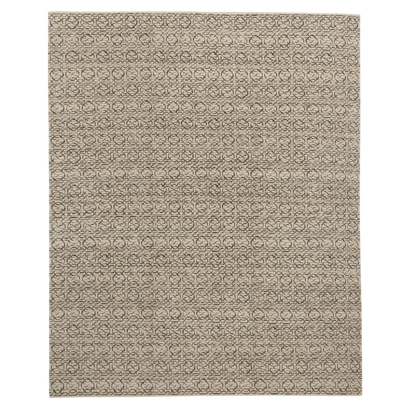 Links Geometric Area Rug in Beige/Taupe, Rectangle 8'9" x 11'6"