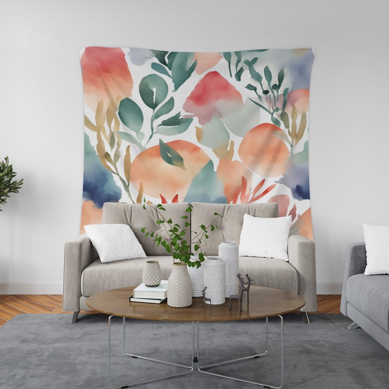 Tapisserie murale, H 80 po x l 68 po