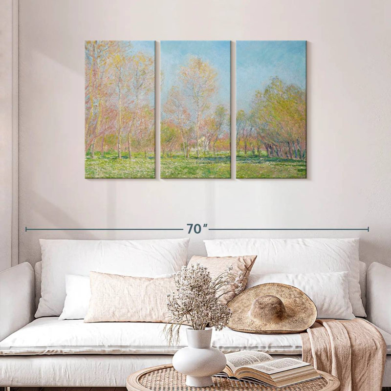 Harnek Spring In Giverny 1890, 28" H x 45" W