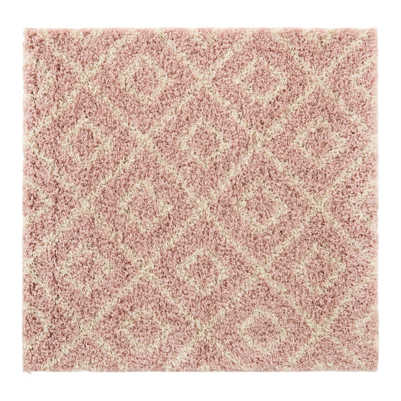 Geometric Indoor Rug, Square 4'