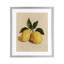Reproduction sous verre encadrée de citron avec feuilles, design par Petal Prints Design-1679042025-1679042030