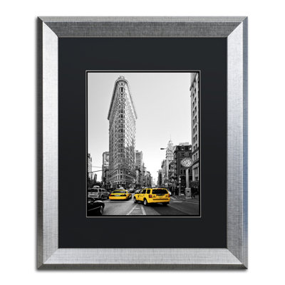 « flatiron building de la e », reproduction de photo encadrée