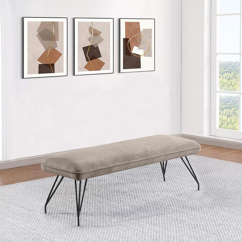 Vonell Bench, Taupe