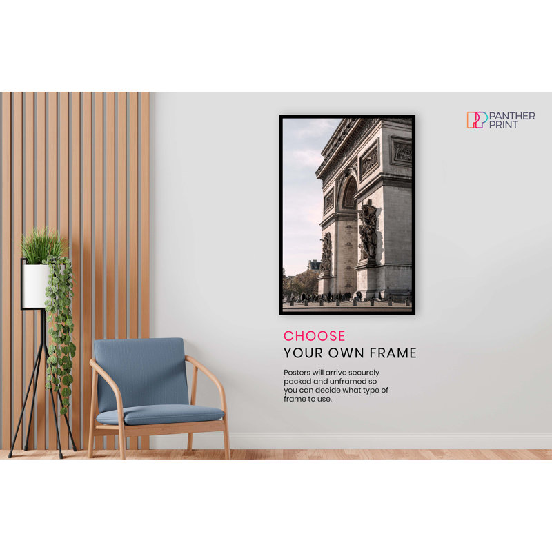Architectural Paris Arc De Triomphe - No Frame Print, 46cm H x 31cm W