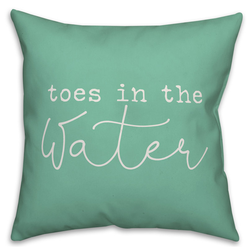 Outdoor Throw Pillow, Mint Green, 18" x 18"
