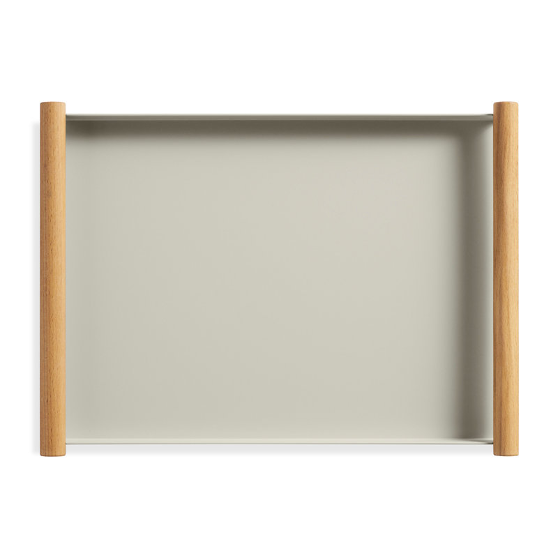 Estate Decorative Tray, Putty/Beech