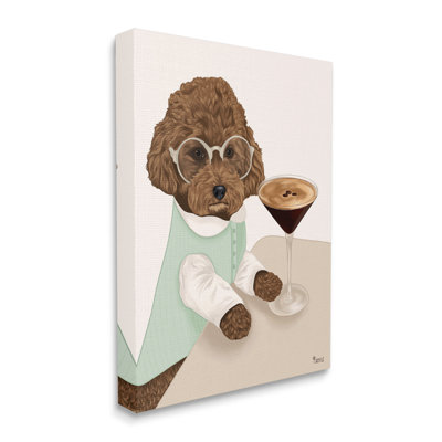 " Dog With Espresso Martini " by Tara Royle