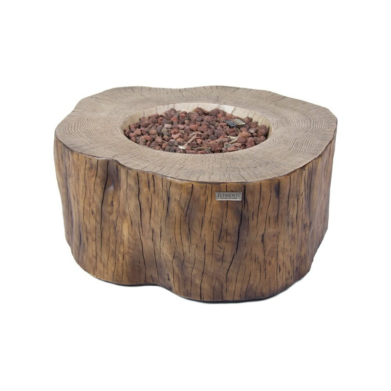 Claxton Concrete Smokeless Fire Pit, Natural gas