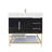 Glasgow 35.5'' Single Bathroom Vanity with Acrylic Top-1152167216-1152167217