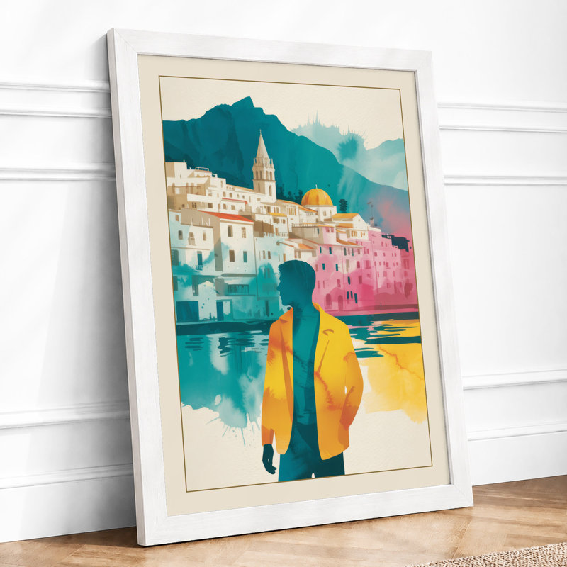 View In Contemplation Coastal - Print, A2 - 59.4 x 42.0 cm, White