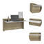 Bureau flottant rectangulaire