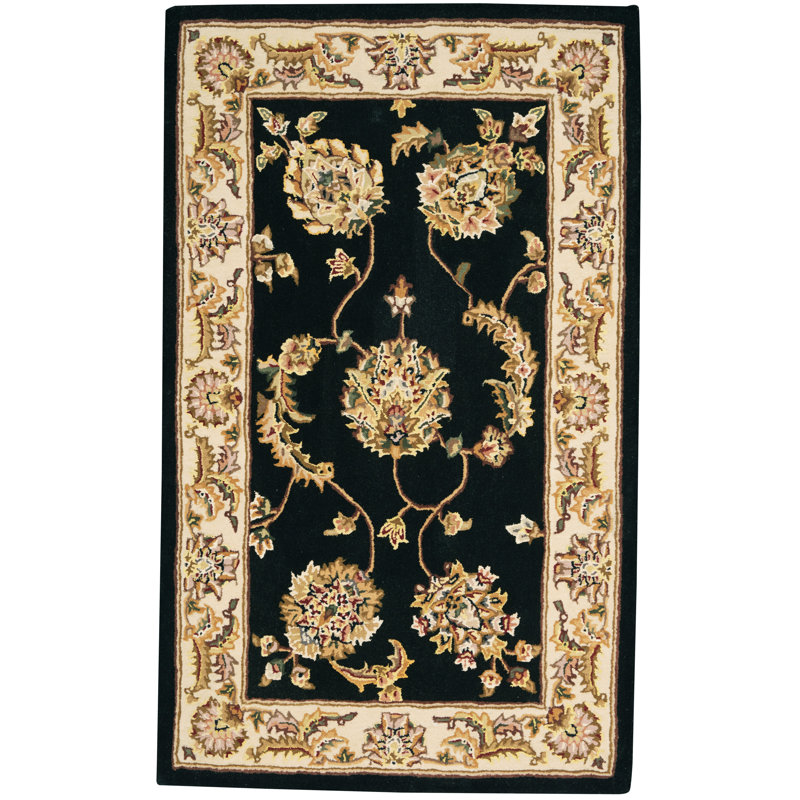 Oberry Silk Oriental Indoor Rug, Rectangle 2'6" x 4'3"