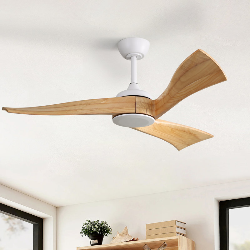 Ventilateur de plafond 3 pales Nicola, Blanc
