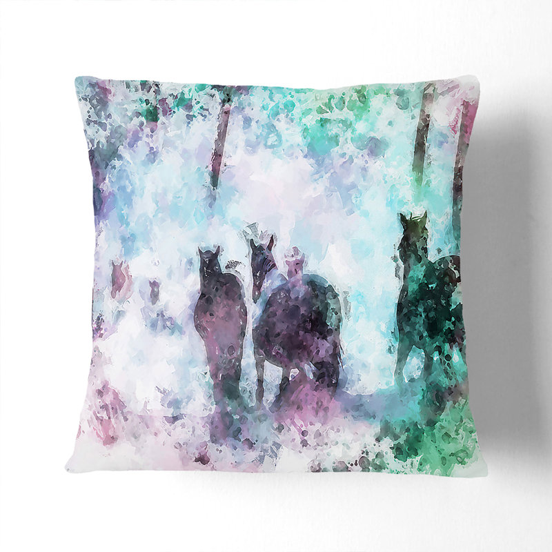Square Throw Cushion, 40cm H x 40cm W x 15cm D, Black