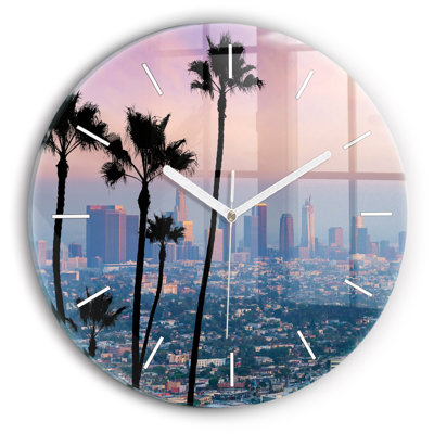 Glass Wall Clock