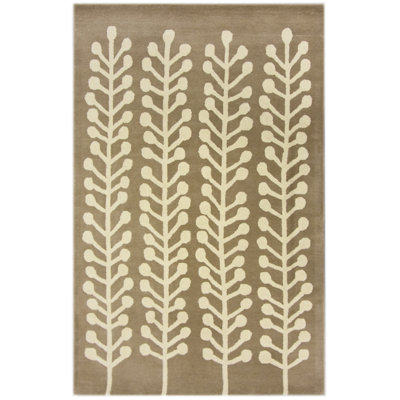 Herbs Floral Hand Woven Area Rug
