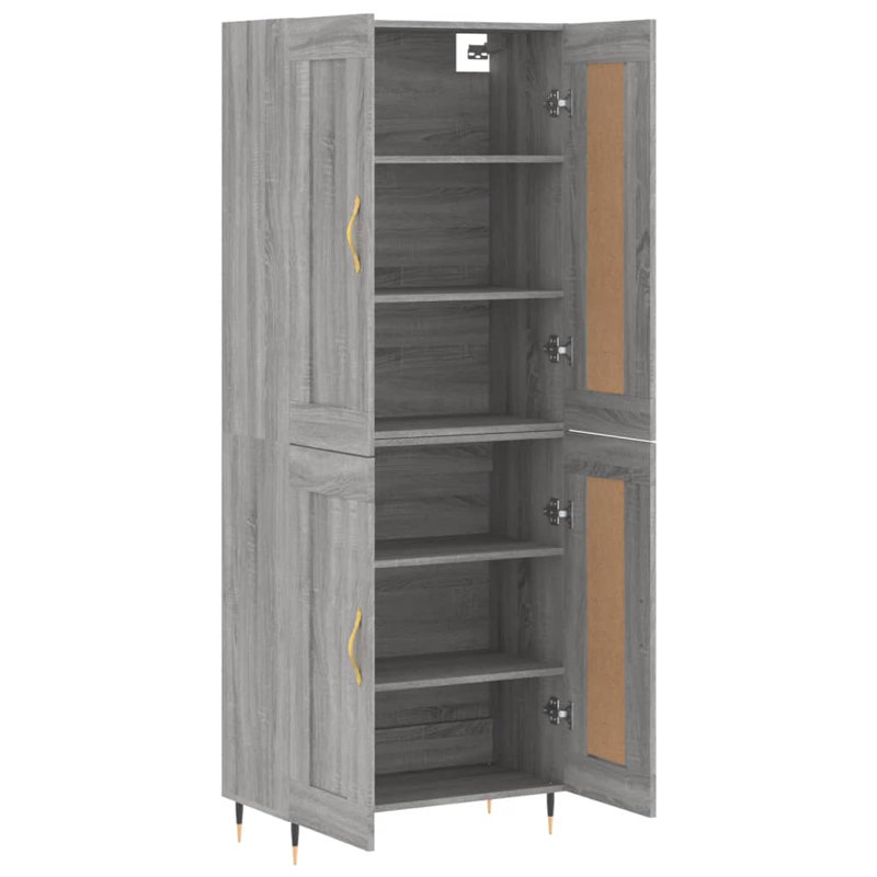 Onatas 69.5cm Sideboard, Grey Sonoma