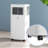 HomCom 8000 BTU Portable Air Conditioner for 345 Square Feet with Remote Included