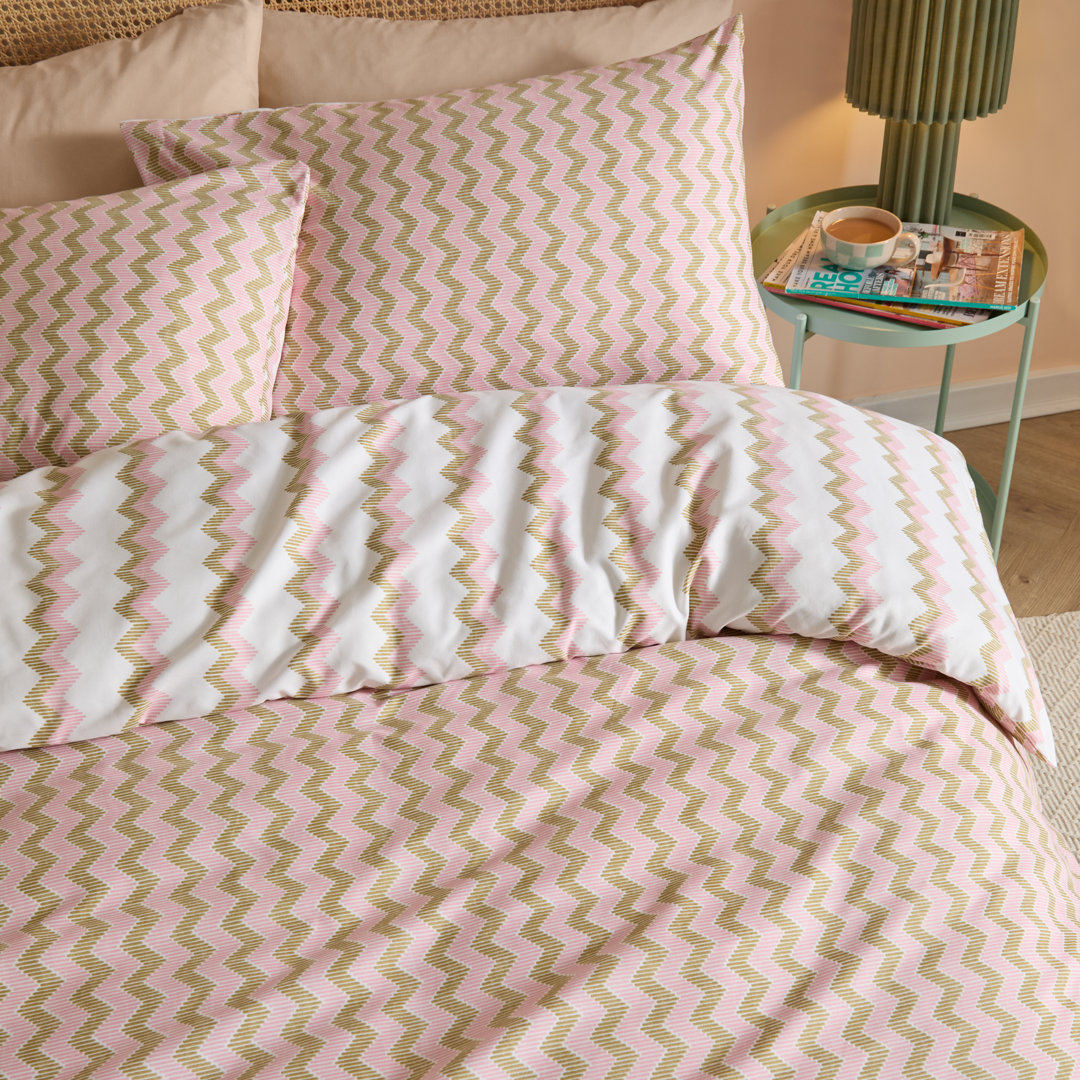 Izzie Soft Touch Abstract Duvet Cover Set