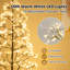 Arbre alpin 5 pi avec 1000 lumières DEL blanches et base lestée pour Noël-480060788