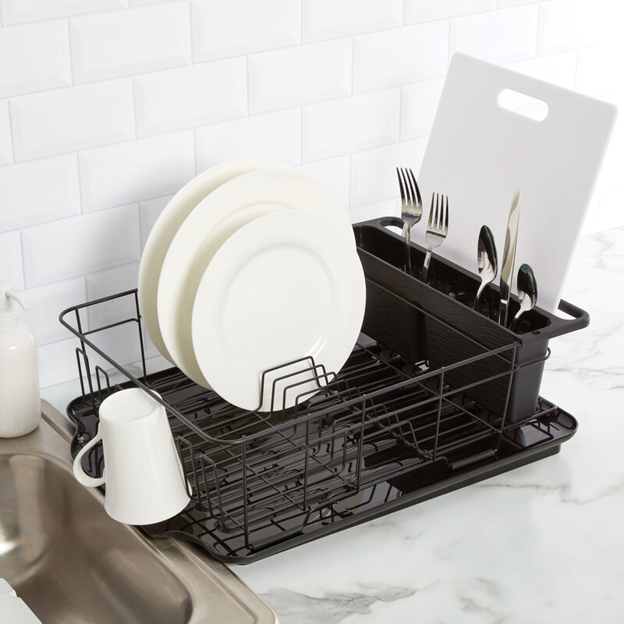 Copco Dish Rack Copco Large Dish Rack With Cutting Board Caddy - Wayfair Canada