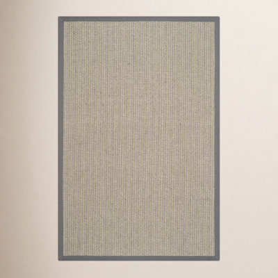 Brown Gray Jute Rug