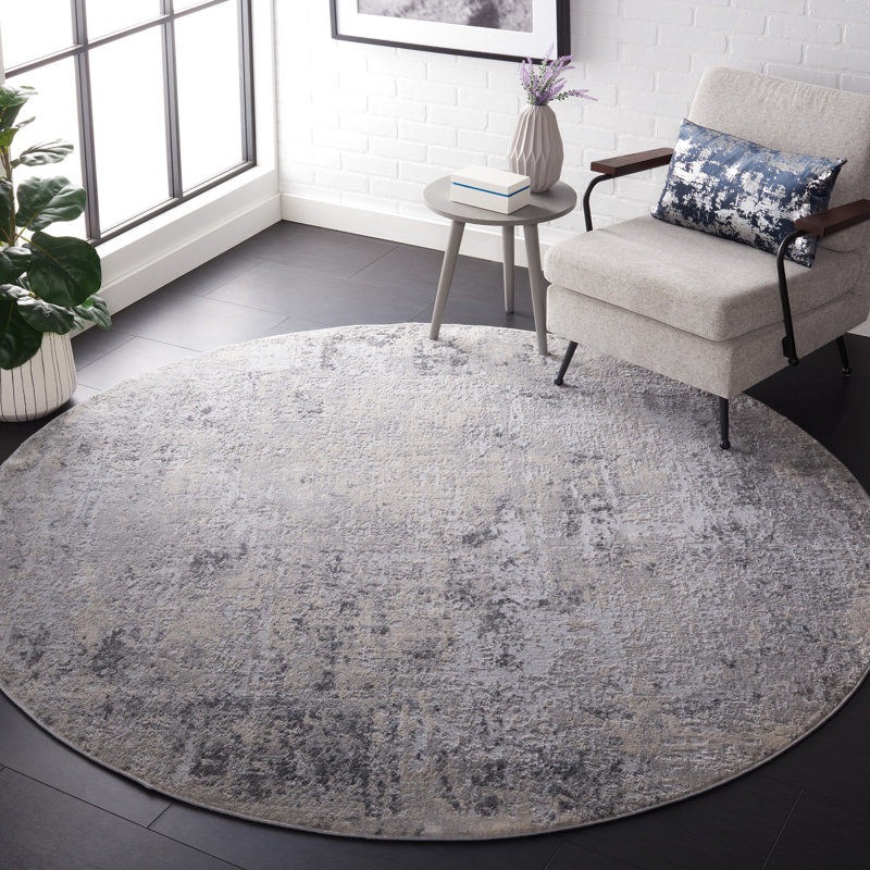 Kulig Performance Abstract Rug, Round 6'7"