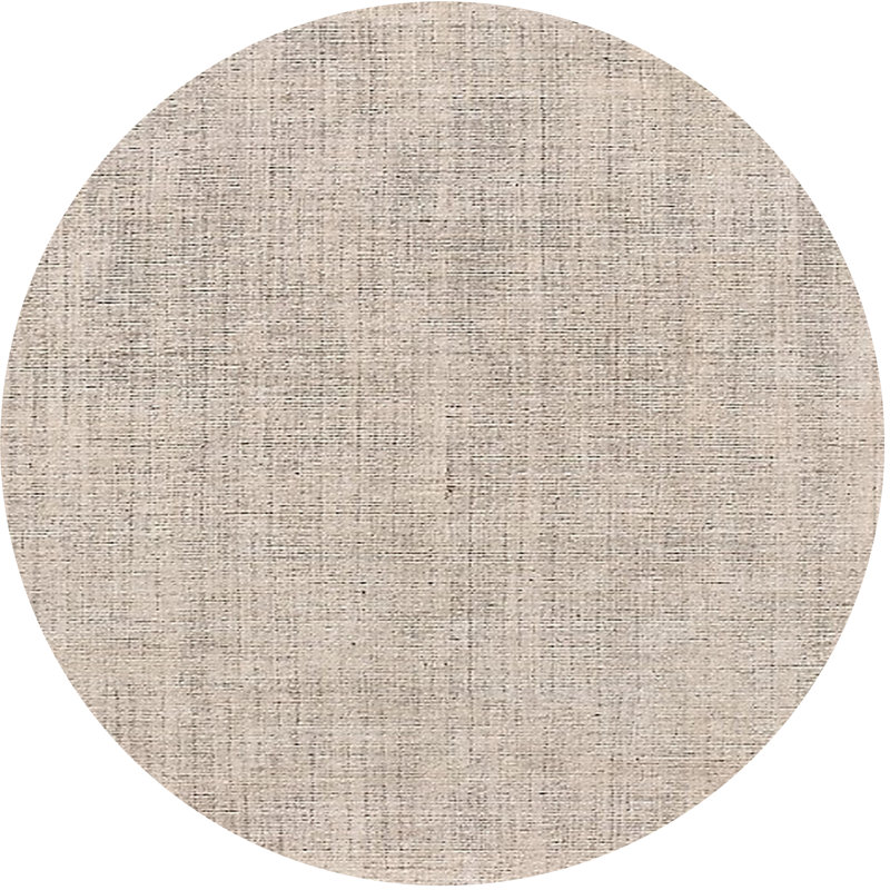 Tapis beige Travolta, Rond 6 pi
