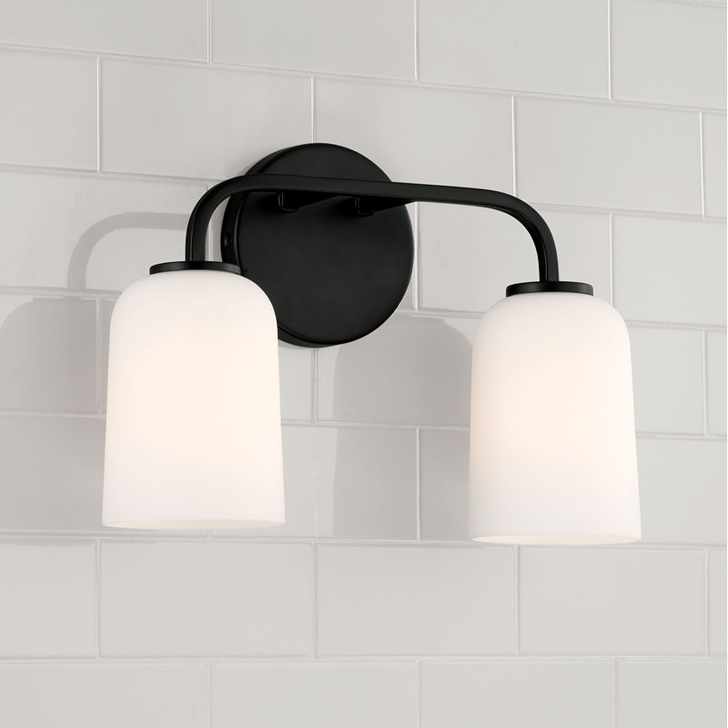 Aliceyn 2 - Light Dimmable Vanity Light, Matte Black