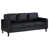 Rumi Black Faux Leather