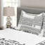 Adori Black/White Microfibre Bedspread Set-478947184