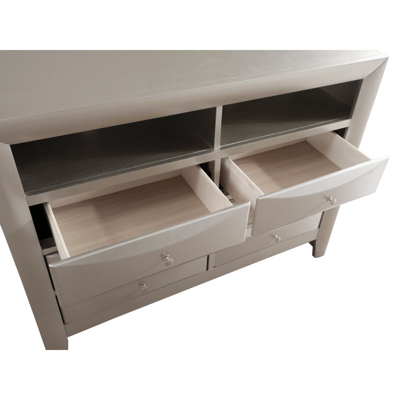 Commode média, Champagne, H 37,13 po x L 47,13 po x l 17,13 po