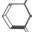 Sculpture murale décorative hexagonale décorative pour la maison - Art mural moderne suspendu en métal pour la décoration de bureau ou de salon - 26 po, noir