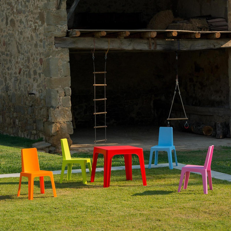 Children's Outdoor Table / Chair, Sky Blue